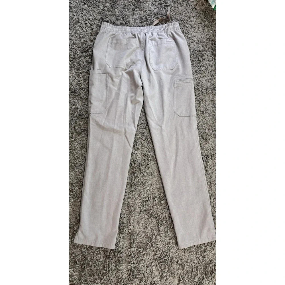 Figs Technical Collection Pants Cargo Scrub Classic Straight Leg Gray SZ S 29x30